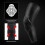 Knee Pad Breathable Honeycomb Protection Black M 8