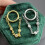Gold Huggie Earrings 1.2mm x 6mm 6