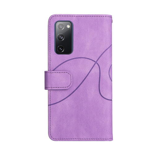 Purple PU Leather Wallet Case for Samsung Galaxy S20 FE 5G 2