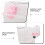Transparent Hamster Travel Box Lightweight Carrier with 3