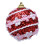 Red Shatterproof Foam Christmas Ball Ornaments 6 pcs 6