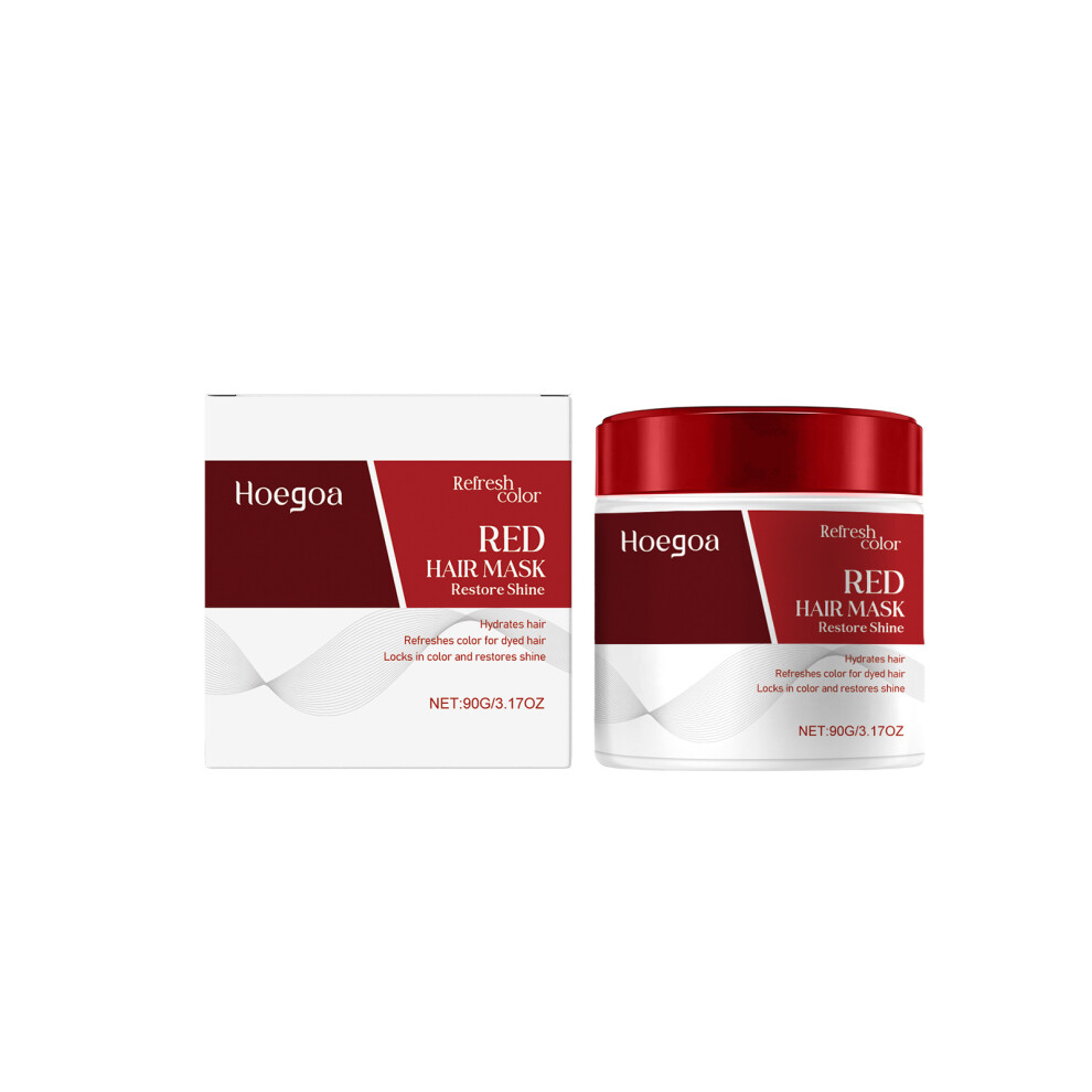 (90g) HOEGOA Moisturizing Hair Mask Nourishes, Smoothes Dry and Frizzy Hair, Leaves Fragrance Refreshing