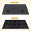 Black Plastic Ramp Heavy Duty 2 Pieces 7