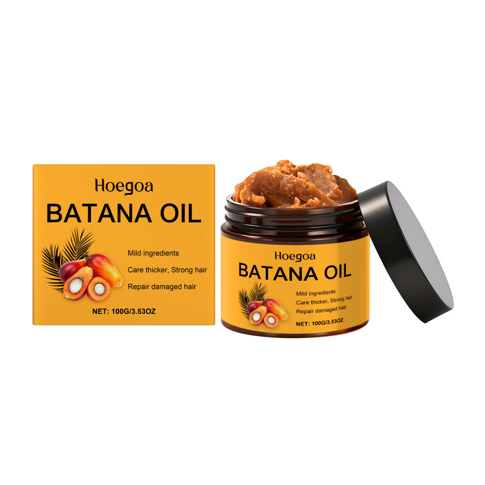 (100g) HOEGOA Batana Hair Scrub Scalp Care Cleansing Hair Root Hair Smoothing Light Scrub