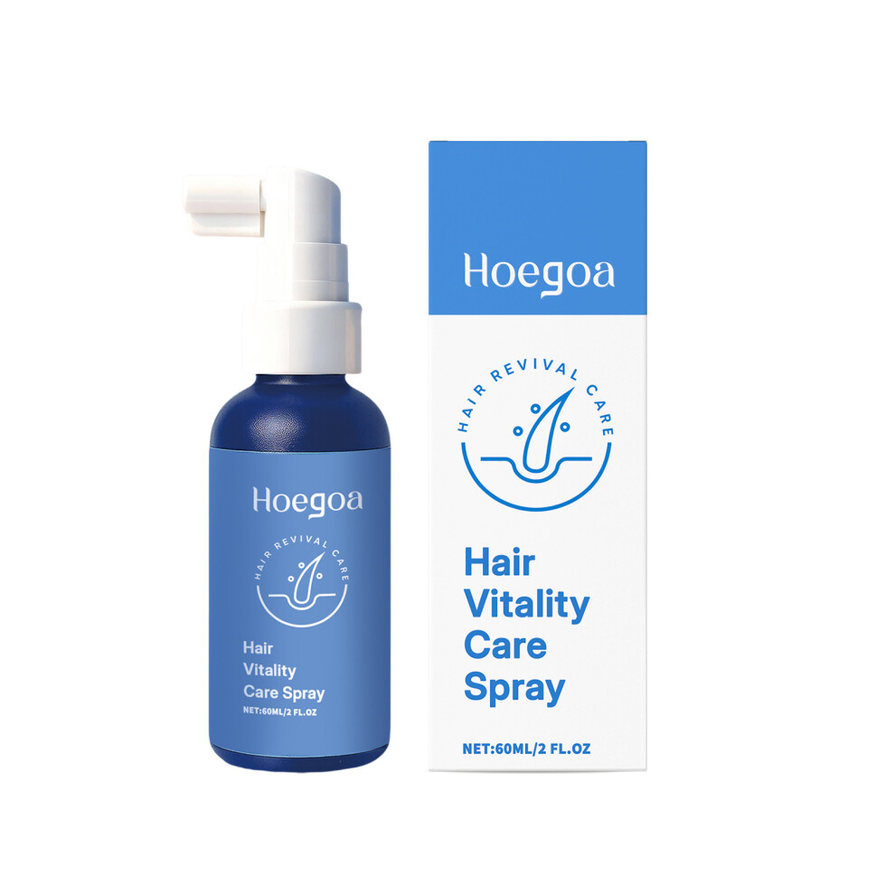 (60ml) HOEGOA Nourishing Hair Essence Spray Scalp Care Hair Root Care Smooth and Moisturizing Hair Portable Spray