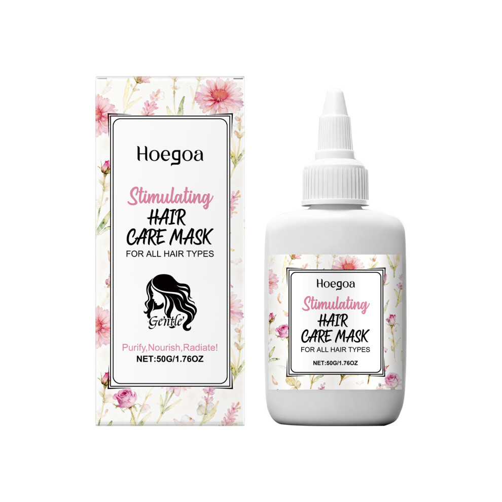 (50g) HOEGOA Scalp Care Hair Mask Hair Care Natural Refreshing Nourishing Shine Fragrance Smooth Hair Care Mask