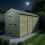 5 x 18 Apex Shed Tanalised (Single Door, No Windows) 3