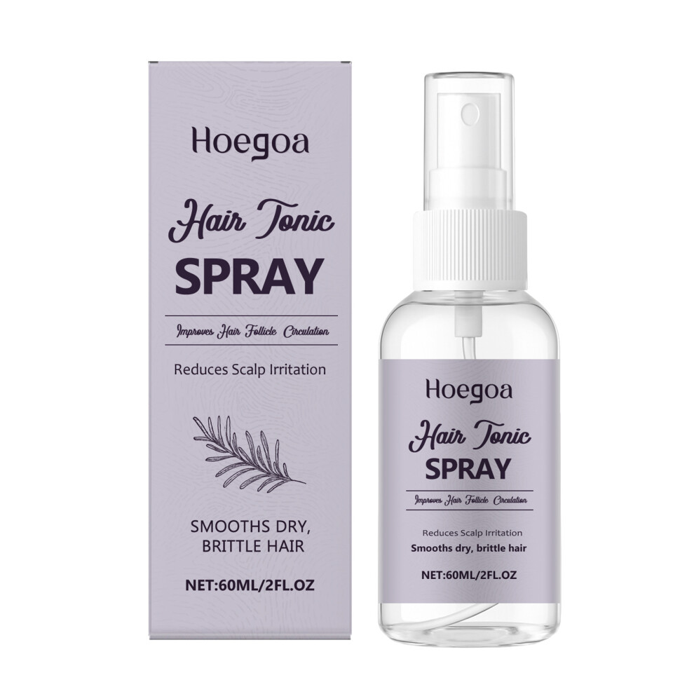 (60ml) HOEGOA Rosemary Hair Care Spray Nourishes and Smoothes Hair, Shines, Refreshes and Naturally Shines Hair Care Spray