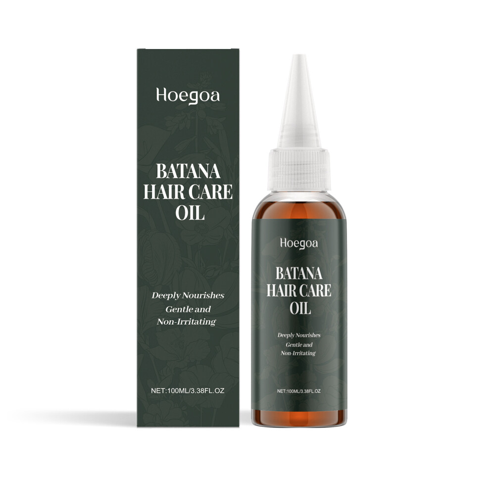 (100ml) HOEGOA Batana Hair Oil Scalp Nourishing, Moisturizing, Strong Hair, Smooth and Shiny Daily Scalp Massage