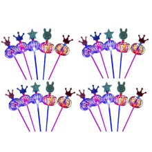 20 Stück Regenbogen-Zauberstab, LED-Blase, Blume, Bunt, Leuchtendes Spielzeug, Blinkender Stab, Spielzeug, Spielzeug, Geburtstag, Hochzeit, Party