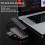 M.2 Expansion Dock NVMe/NGFF HUB External Hard Drive Enclosure 10Gbps SSD Case for M2 Solid State Drive A-C 10