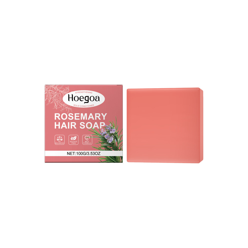 (100g) HOEGOA rosemary hair care soap Rosemary essence gently cares for dry split ends hair care soap