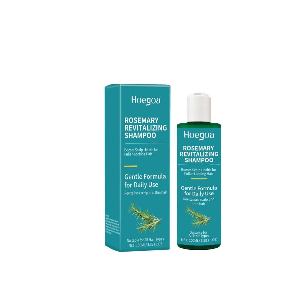 (100ml) HOEGOA Rosemary Shampoo Nourishing, Moisturizing, Smooth, Scalp, and Conditioning Shampoo