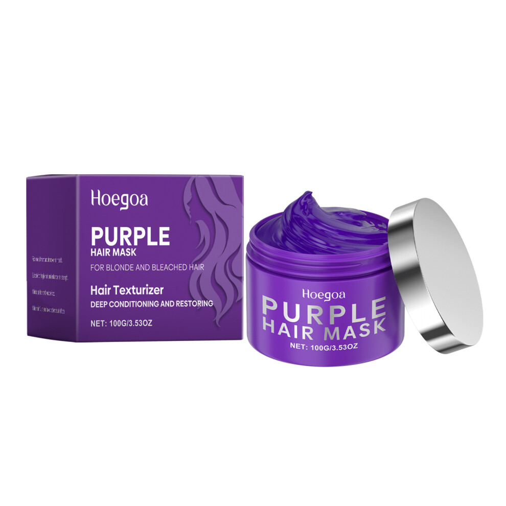 (100g) HOEGOA Keratin Hair Mask Moisturizing, Nourishing, Smooth Hair, Shiny and Rich Daily Care Hair Mask