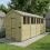 5 x 18 Apex Shed Tanalised (Single Door, With Windows) 1