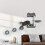 4PCS Cat Climbing Wall Set with Scratching Post and Hammock, Grey Cream 3