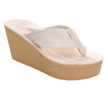 (5 UK, Cream) Rocket Dog Womens/Ladies Diver Wedge Sandals