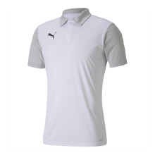(S, White/Grey) Puma Mens TeamGoal 23 Sideline Polo Shirt