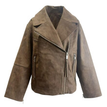 (12 UK, Brown) Kangol Womens/Ladies Pilot Zipped Regular Jacket