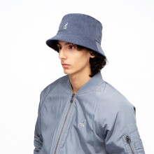 (L, Denim Blue) Kangol Unisex Adult Casual Bucket Hat