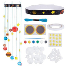 Kit de Boules en Mousse pour Modèle de Système Solaire 3D Kit de Projet Solaire Suspendu Complet à Faire Soi-Même pour Espace Suspendu Cadeau