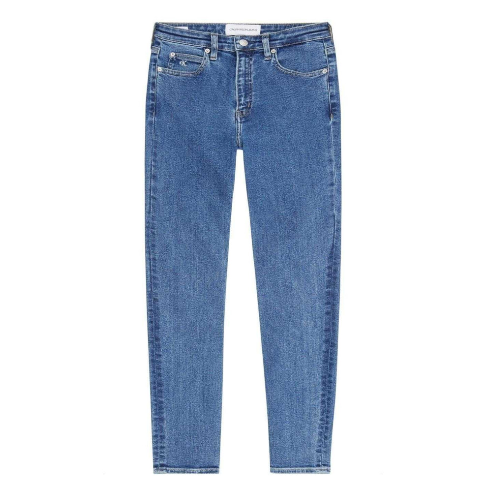 Calvin Klein (31R, Mid Blue) Womens/Ladies High Rise Skinny Jeans