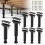 8PCS Adjustable Height Bed Support Legs 7.8-13.0inch, Heavy Duty Bed Frame Support Legs for Bed Slat and Frame 3