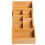 Bamboe opbergdoos met lade, uitschuifbare bureau-organizer 7