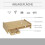 Monitorstandaard met lade, houten bureau-organizer 6