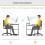 Monitorstandaard met lade, houten bureau-organizer 7