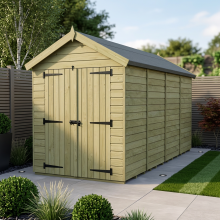 6 x 17 Apex Shed Tanalised (Double Door, No Windows)