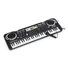 Elektrisk piano keyboard med mikrofon for barn