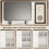 Printerstandaard met opbergplanken, bureau-organizer, wit 7