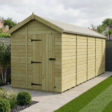 6 x 17 Apex Shed Tanalised (Single Door, No Windows)