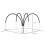 4PCS Dog Agility Training Set, Pet Obstacle Course Equipment, White Black 5