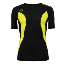 (S, Black) Skins Mens Lightweight Workout Compression Shirt