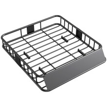 Panier de toit universel pour voiture, porte-bagages en acier, capacité de charge de 90,7 kg