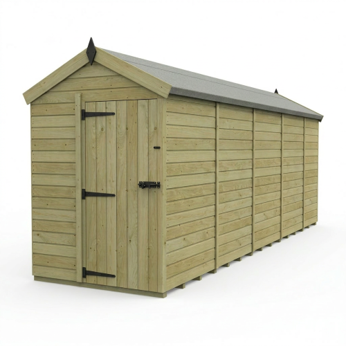 5 x 19 Apex Shed Tanalised (Single Door, No Windows) 1