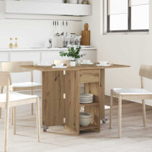 vidaXL Dinning Table 115 x 70 x 75 cm Engineered Wood Artisan Oak