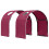 VidaXL vidaXL Bed Tunnel 2 pcs Red 211 x 52.5 x 2 cm Polyester 2