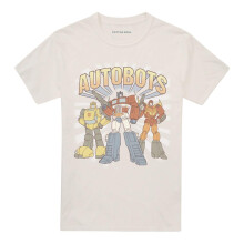 (3XL, Natural) Transformers Unisex Adult Generations 1 Heroes Autobots Vintage T-Shirt