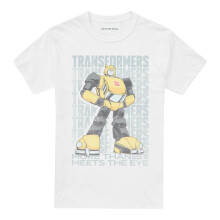(M, White) Transformers Unisex Adult Generations Autobot More Than Meets The Eye Bumblebee T-Shirt