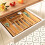 Multi-Grid Kitchen Tableware Pull-Out Retractable DrawerKnife and Fork Storage Box Household Bedside Tools Sorting Box L 3