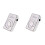 2X  Mirror Clip USB Digital Mp3 Music Player Support 8GB  TF Card White 2