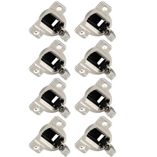 8pcs 110 Degree Screw-in Compact 33 Hinge Replacement, 8-Pack, Fits Various Models