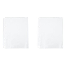 Pack of 400 A5 Clear Punched Pockets - Plastic Folders