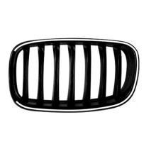Car Front Kidney Grill Air Intake Grille with LED Light Single Vertical Grille for X5 E70 X6 E71 2006-2013