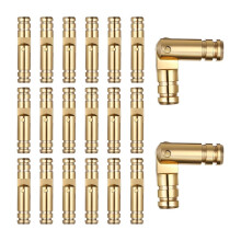 20Pcs Brass Hinge Hidden Invisible Concealed Hinges 20x4mm Hidden Hinge for Jewelry Box Cabinet Door Hinges Woodworking