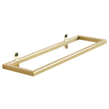 ADUWRSE Wall Mount Stemware Wine Glass Rack Holder Metal Organizer for Bar Kitchen Gold