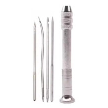 5Pcs Leather Sewing Awl Set, Multifunctional DIY Leathercraft Repair Tools for Shoes